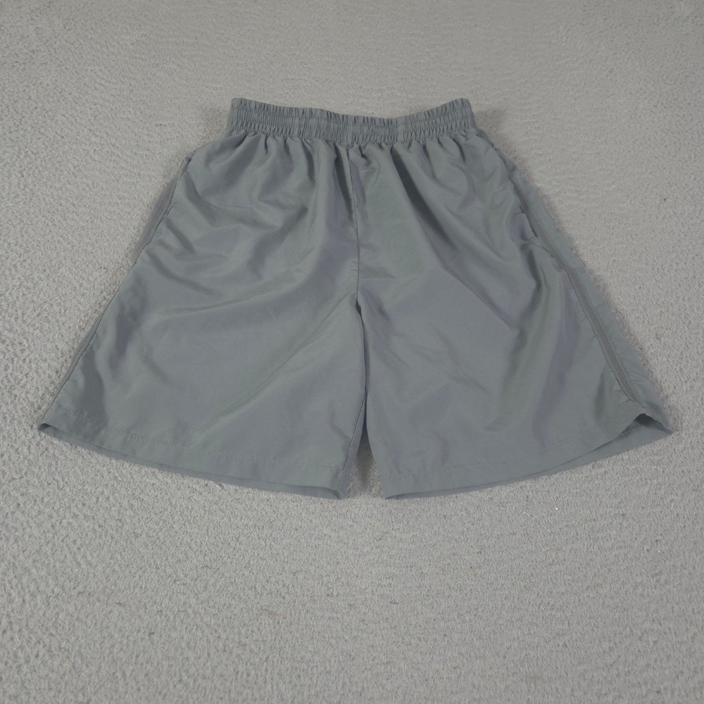 Nike Shorts Boys XL Gray Dri-FIT Woven Wicking Athletic Gym Training Activewear